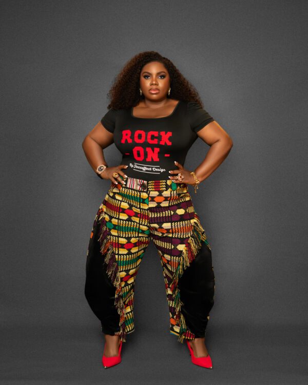 Ibifuro Barrel Pants n Rock On T-shirt